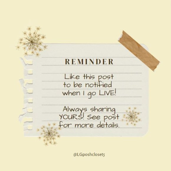 ❤️LIVE SHOW alert❤️READ POST BELOW! - Picture 1 of 1